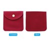 Unique Bargains Jewelry Pouches with Snap Button, Velvet Jewelry Pouches - 3 of 4