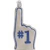 Old World Christmas Blown Glass Ornament for Christmas Tree, Dallas Cowboys Foam Finger - 3 of 4