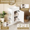TIRAMISUBEST 18.5 inch Modern Floating Bathroom Vanity with Resin Basin, Wall Mounted Bathroom Vanity Cabinet with 1 Door and Side Storage Shelves - 4 of 4