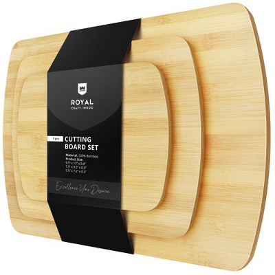Jumblware Bamboo Wood Cutting Board, Large Cutting Board For Kitchen :  Target