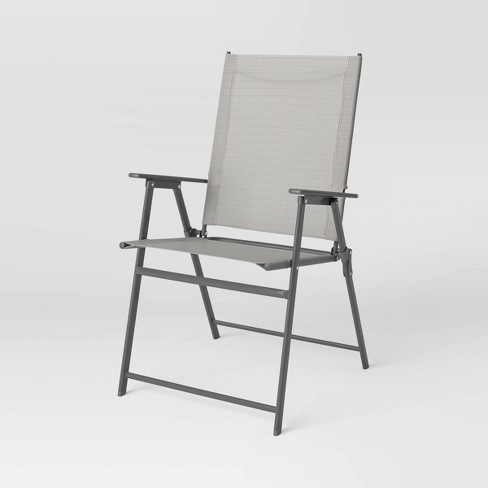 Sling Folding Patio Chair Tan Room Essentials Target - Target Room Essentials Sling Patio Chair