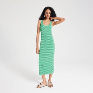 Women's Button-Down Midi Sundress - Universal Thread™ - 1 of 4