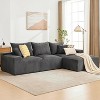 110"Modular Sectional Sofa,L-Shaped Cloud Couch with Chaise Lounge,Boneless Deep Seat for Living Room,Apartment Furniture Sets,Plush Chenille Fabric - 3 of 4