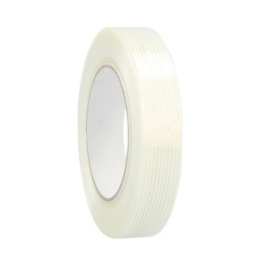 PSBM 24 Rolls Clear Reinforced Filament Tape, 2" x 60 Yards, 4.0 Mil, Economy Grade - 1 of 1
