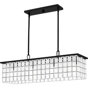 Quoizel Lighting Seigler 4 - Light Pendant in  Matte Black - 1 of 4