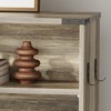 Shoe Cabinet With 2 Flip Drawers,, Farmhouse Shoe Organizer  With Open Shelf, Entryway Shoe Rack Cabinet for Foyer, Front Door Entrance - 3 of 4