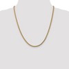 Black Bow Jewelry 3mm 14k Yellow Gold Hollow Franco Chain Necklace - 2 of 4
