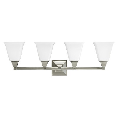 31.75" Denhelm Four Light Wall / Bath Brushed Nickel - Sea Gull Lighting