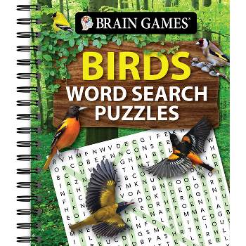 Brain Games - Birds Word Search Puzzles - by  Publications International Ltd & Brain Games (Spiral Bound)