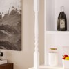 FUFU&GAGA White Tall Storage Display Cabinet,Ornate Spindle Column with Drawer/Shelves,Home Multi-Layer Cabinet for Kitchen,Coffee Bar & Dining Room - 4 of 4