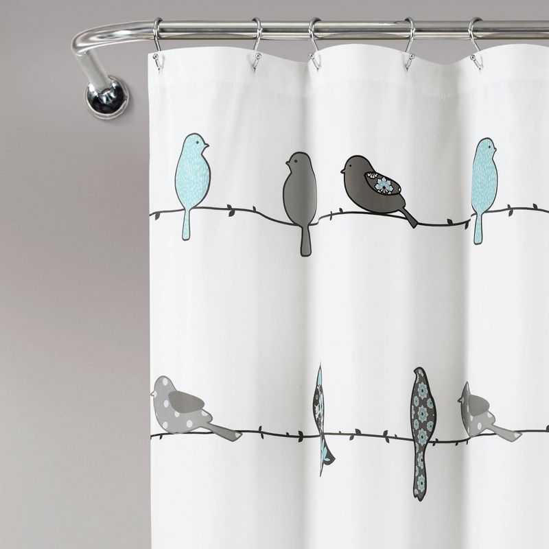 Rowley Birds Shower Curtain - Lush Décor, 4 of 10