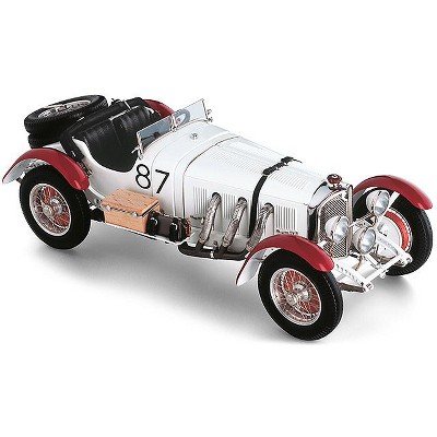 Mercedes Benz SSKL #87 Rudolf Caracciola "White Elephant" Mille Miglia (1931) 1/18 Diecast Model Car by CMC