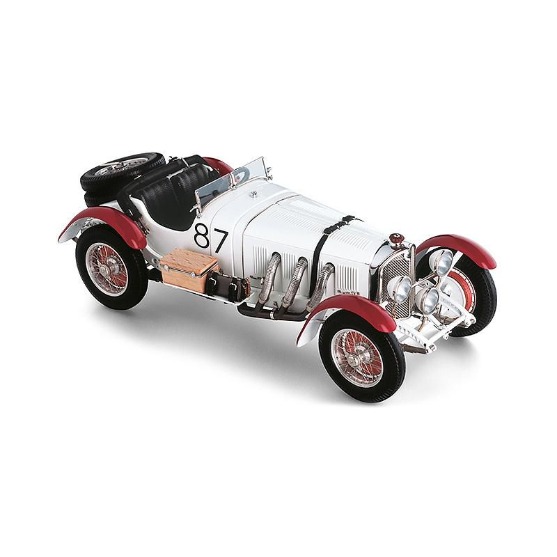Mercedes Benz SSKL #87 Rudolf Caracciola "White Elephant" Mille Miglia (1931) 1/18 Diecast Model Car by CMC, 1 of 7