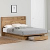 South Shore Full/Queen Musano Bed and Headboard Set Nordik Oak: Laminated Particle Board, 500lb Capacity - 4 of 4