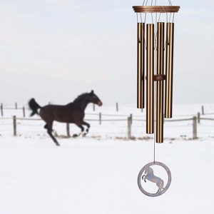 Woodstock Windchimes Woodstock Equestrian Spirit Chime, Wind Chimes For Outside, Wind Chimes For Garden, Patio, and Outdoor Decor, 26"L - 1 of 4