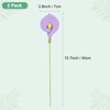 Unique Bargains Knitted Crochet Artificial Durable Artificial Flowers 2 Pcs - 3 of 4