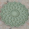 Dexypaws Enrichment Lick Mat: Sage Green Blooming Blossom - Grooved Silicone - 3 of 4