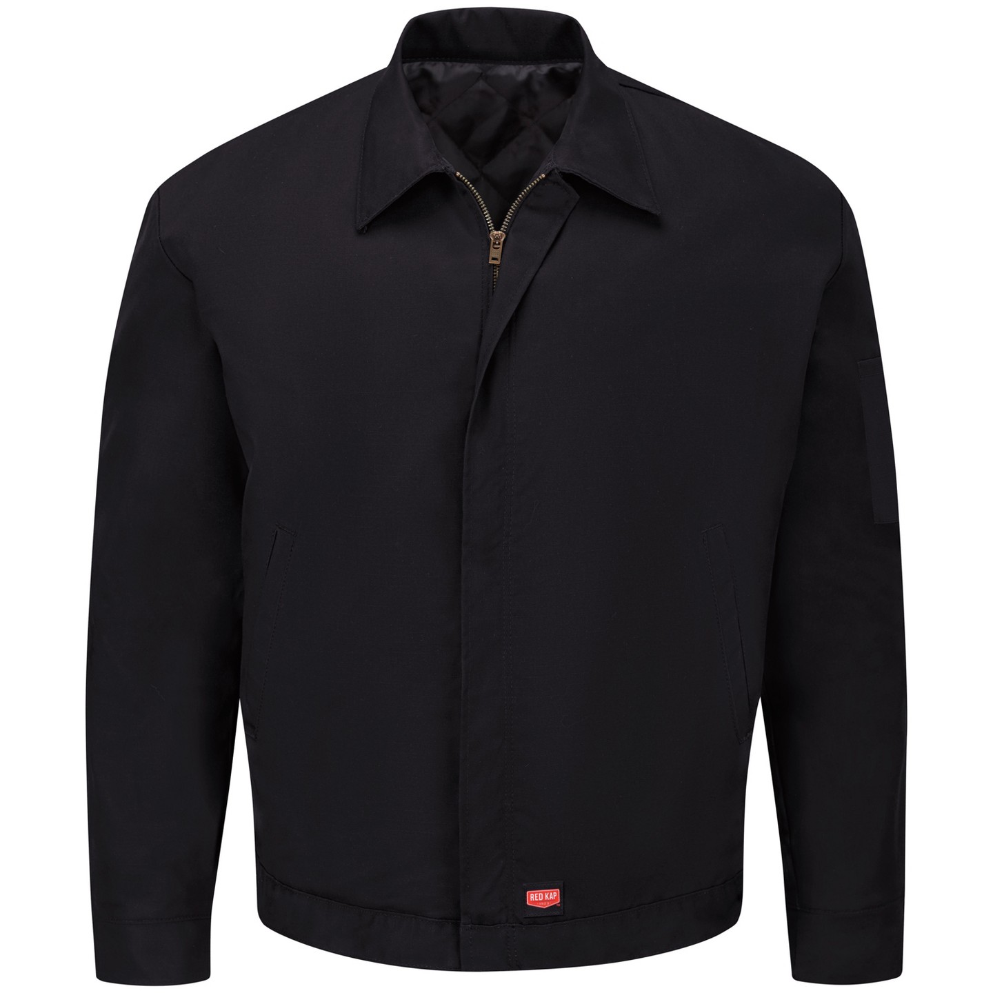 Мужская куртка Red Kap Performance Crew Jacket, Black, цвет: Красный — фото 1
