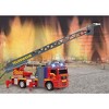 DICKIE TOYS 12-Inch SOS Fire Engine Vehicle, Light & Sound Effects, Working Water Pump & Movable Ladder, Realistic Red MAN Fire Truck Toy - 2 of 4