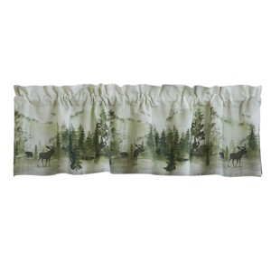 Park Designs Watercolor Wildlife Valance 60” x 14” - 1 of 3