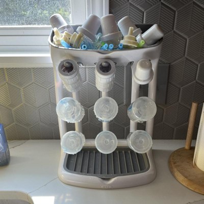 Oxo Tot On The Go Drying Rack with Bottle Brush – Bebeang Baby