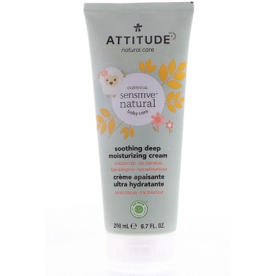 Attitude Soothing Deep Moisturizing Cream, Unscented, 6.7 oz