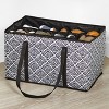 The Lakeside Collection Collapsible 12-Pair Fabric Shoe Organizer for Closets - 2 of 3