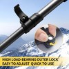 Naturehike Aluminum Trekking Poles, Lightweight Folding Hiking Poles, Adjustable 115-135cm, Compact 36cm, Walking Sticks for Hiking & Camping - 3 of 4