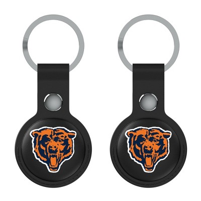 Keyscaper NFL NFC Historic Teams Insignia Black Airtag Holder 2-Pack