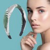 Unique Bargains Grace Star Pattern Wide Cross Knot Headbands1 Pc - 2 of 4