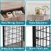 Acekool Small Dog Crate Furniture - End Table with Storage Drawer - 3 of 4