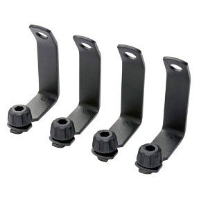 Yakima LoadStop Steel T-Slot Truck Crossbar Accessory with Built in Tie-Down Points Handles up to 250 Pounds, Black (Set of 4) - 1 of 4