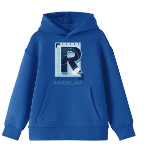 Harry Potter Ravenclaw R Logo Youth Royal Blue Sweatshirt - 1 of 2