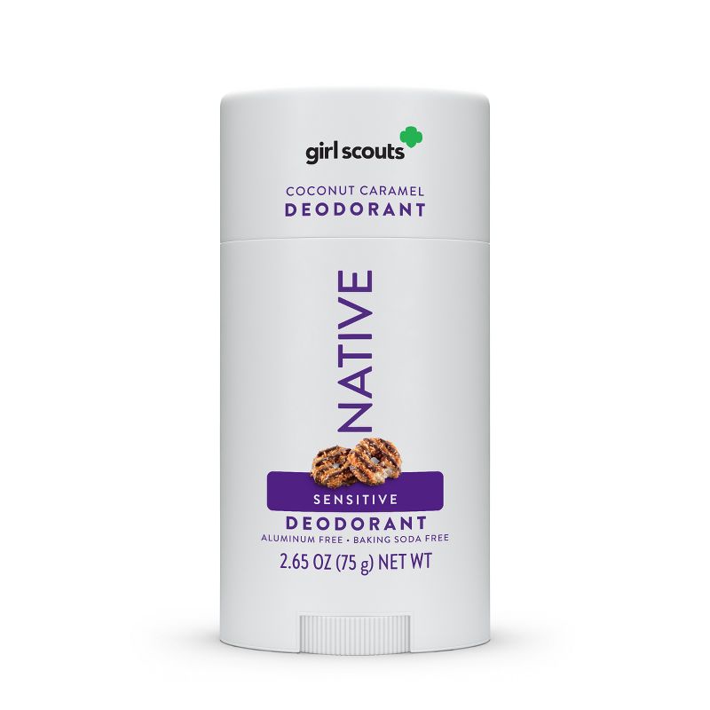Native Limited Edition Girl Scout Coconut Caramel Cookie Sensitive Deodorant - 2.65oz, 1 of 9