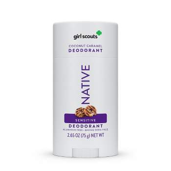 Native Limited Edition Girl Scout Coconut Caramel Cookie Sensitive Deodorant - 2.65oz