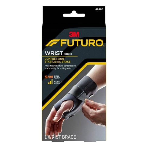  FUTURO Compression Stabilizing Wrist Brace, Right Hand, S/M :  Health & Household