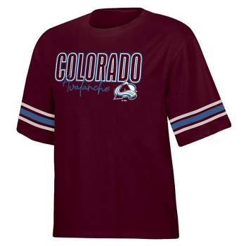 NHL Colorado Avalanche Women's Relaxed Fit Fashion T-Shirt