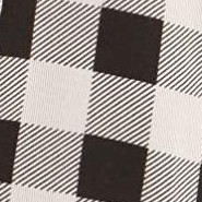 white black buffalo plaid - hacci fabric