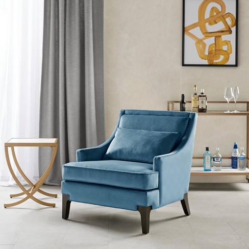 Blue accent chairs store with arms