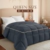 Utopia Deals Queen Comforters All Season Duvet Insert Gray - 2 of 4