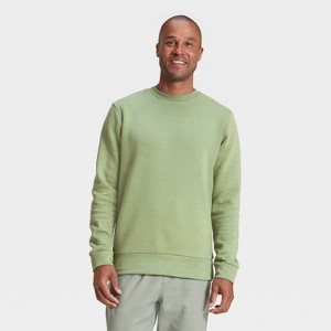 Men's Big & Tall Every Wear Fleece Crewneck Sweatshirt - Goodfellow & Co™ - 1 of 3