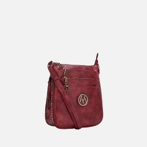 MKF Collection Salome Shoulder Crossbody Women’s Handbag Expandable Multi-Compartment Vegan Leather by Mia K - 1 of 4