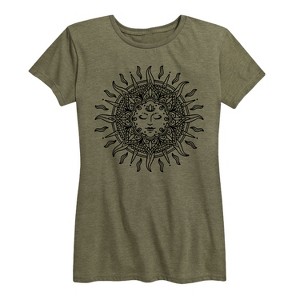 Women's - Instant Message - Sun Decorative Short Sleeve Graphic T-Shirt - 1 of 4