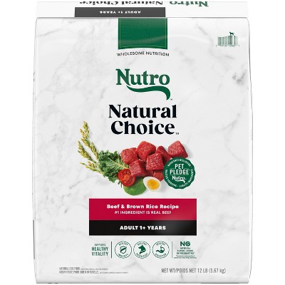 Nutro Natural Choice Beef and Brown Rice Flavor Adult Dry Dog Food