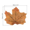 Unique Bargains Wedding Party Thanksgiving Halloween Decoration Autumn Artificial Maple Leaves - 2 of 4