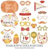 Big Dot of Happiness Fall Foliage Baby - Autumn Leaves Baby Shower Photo Booth Props Kit - 20 Count - 2 of 4