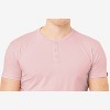 X RAY Men's Basic Henley Neck Short Sleeve T-Shirt - 3 of 3