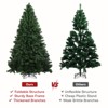 COMHOMA  6.5Ft Classic Christmas Tree, Un-Lit Artificial Xmas Tree with 1000 Branch Tips Holiday Party Decorations - 4 of 4