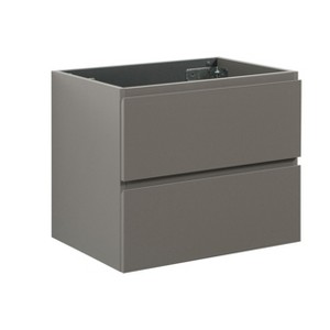 NicBex 23.8" Morden Bathroom Vanity without Sink, Wall Mounted Bathroom Storage Cabinet, 2 Spacious Drawers for Bathroom - 1 of 4