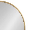 Kate and Laurel Schuyler Arch Wall Mirror with Shelf, 20x28, White - 3 of 4